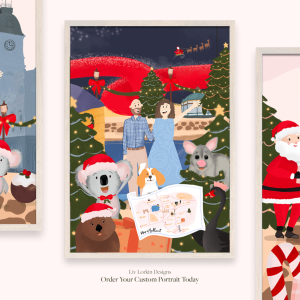 Custom Christmas in Ballarat Illustration - Image 7