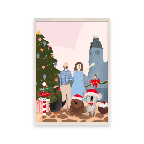 Custom Christmas in Ballarat Illustration - Image 3
